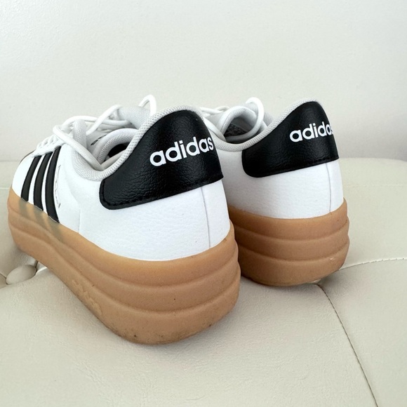 Adidas VL Court Bold White and Black Sneakers - Picture 5 of 12